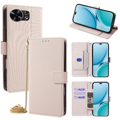 Crossbody Chain Triangle Leather Phone Case, For Huawei nova 15 Ultra, For Huawei nova 15 Pro, For Huawei nova 15, For Huawei Maimang 40 5G, For Huawei Pura 80 5G