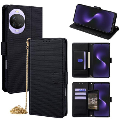 Crossbody Chain Triangle Leather Phone Case, For Huawei nova 15 Ultra, For Huawei nova 15 Pro, For Huawei nova 15, For Huawei Maimang 40 5G, For Huawei Pura 80 5G