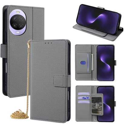 Crossbody Chain Triangle Leather Phone Case, For Huawei nova 15 Ultra, For Huawei nova 15 Pro, For Huawei nova 15, For Huawei Maimang 40 5G, For Huawei Pura 80 5G