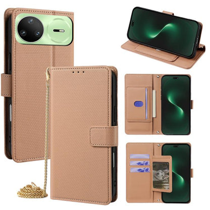 Crossbody Chain Triangle Leather Phone Case, For Huawei nova 15 Ultra, For Huawei nova 15 Pro, For Huawei nova 15, For Huawei Maimang 40 5G, For Huawei Pura 80 5G