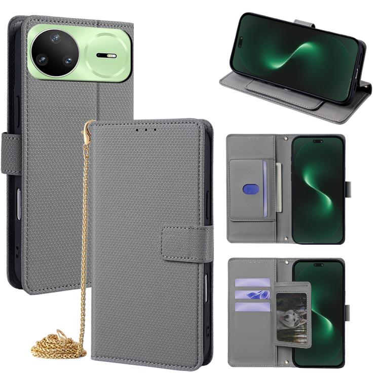 Crossbody Chain Triangle Leather Phone Case, For Huawei nova 15 Ultra, For Huawei nova 15 Pro, For Huawei nova 15, For Huawei Maimang 40 5G, For Huawei Pura 80 5G