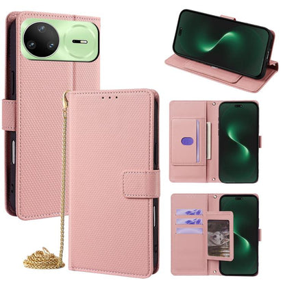 Crossbody Chain Triangle Leather Phone Case, For Huawei nova 15 Ultra, For Huawei nova 15 Pro, For Huawei nova 15, For Huawei Maimang 40 5G, For Huawei Pura 80 5G