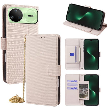 Crossbody Chain Triangle Leather Phone Case, For Huawei nova 15 Ultra, For Huawei nova 15 Pro, For Huawei nova 15, For Huawei Maimang 40 5G, For Huawei Pura 80 5G