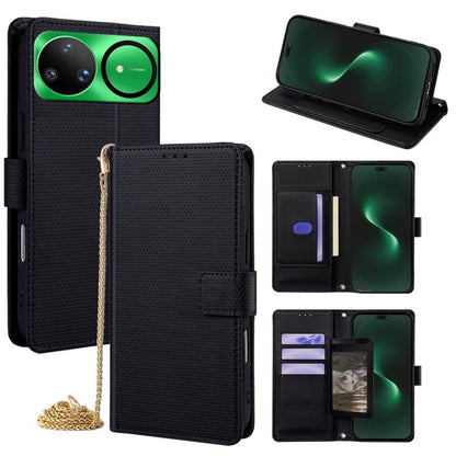 Crossbody Chain Triangle Leather Phone Case, For Huawei nova 15 Ultra, For Huawei nova 15 Pro, For Huawei nova 15, For Huawei Maimang 40 5G, For Huawei Pura 80 5G