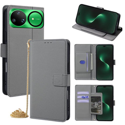 Crossbody Chain Triangle Leather Phone Case, For Huawei nova 15 Ultra, For Huawei nova 15 Pro, For Huawei nova 15, For Huawei Maimang 40 5G, For Huawei Pura 80 5G