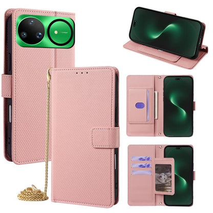 Crossbody Chain Triangle Leather Phone Case, For Huawei nova 15 Ultra, For Huawei nova 15 Pro, For Huawei nova 15, For Huawei Maimang 40 5G, For Huawei Pura 80 5G