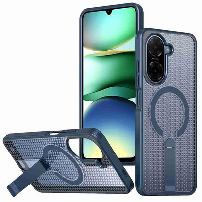 Honeycomb Cooling MagSafe Holder Phone Case, For Redmi A7 Pro 4G / 5G 171mm / Poco C85x, For Redmi Note 15 Pro+ 5G 163.3mm, For Redmi Note 15 4G / 5G Global 164mm, For Redmi K90 Pro Max / Poco F8 Ultra, For Redmi K90 / Poco F8 Pro 5G                   ...