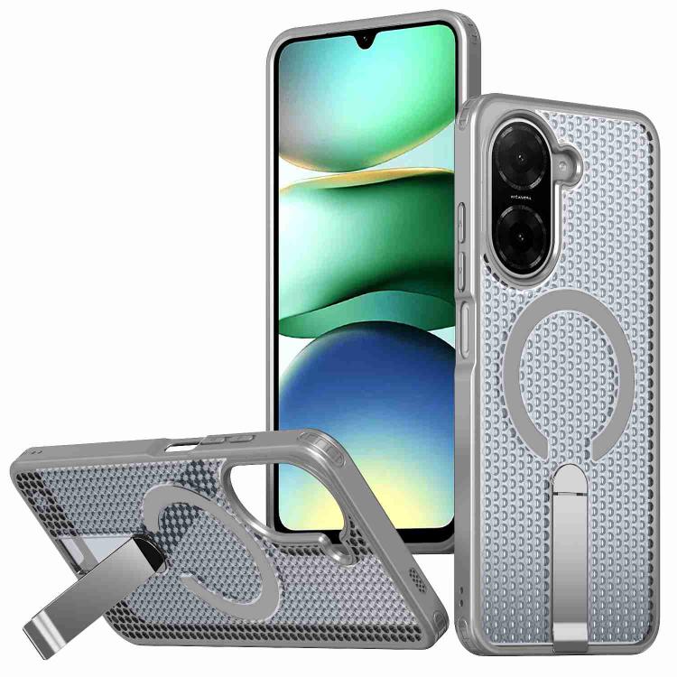 Honeycomb Cooling MagSafe Holder Phone Case, For Redmi A7 Pro 4G / 5G 171mm / Poco C85x, For Redmi Note 15 Pro+ 5G 163.3mm, For Redmi Note 15 4G / 5G Global 164mm, For Redmi K90 Pro Max / Poco F8 Ultra, For Redmi K90 / Poco F8 Pro 5G                   ...