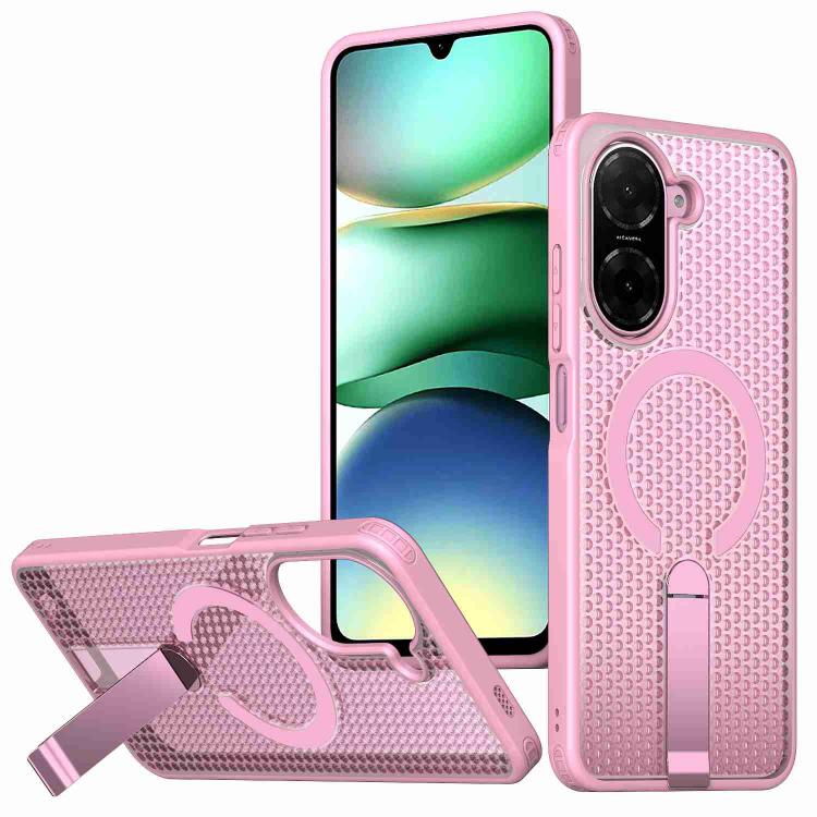 Honeycomb Cooling MagSafe Holder Phone Case, For Redmi A7 Pro 4G / 5G 171mm / Poco C85x, For Redmi Note 15 Pro+ 5G 163.3mm, For Redmi Note 15 4G / 5G Global 164mm, For Redmi K90 Pro Max / Poco F8 Ultra, For Redmi K90 / Poco F8 Pro 5G                   ...