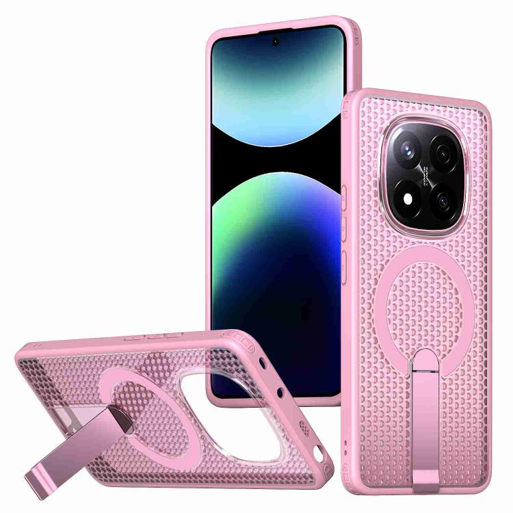 Honeycomb Cooling MagSafe Holder Phone Case, For Redmi A7 Pro 4G / 5G 171mm / Poco C85x, For Redmi Note 15 Pro+ 5G 163.3mm, For Redmi Note 15 4G / 5G Global 164mm, For Redmi K90 Pro Max / Poco F8 Ultra, For Redmi K90 / Poco F8 Pro 5G                   ...
