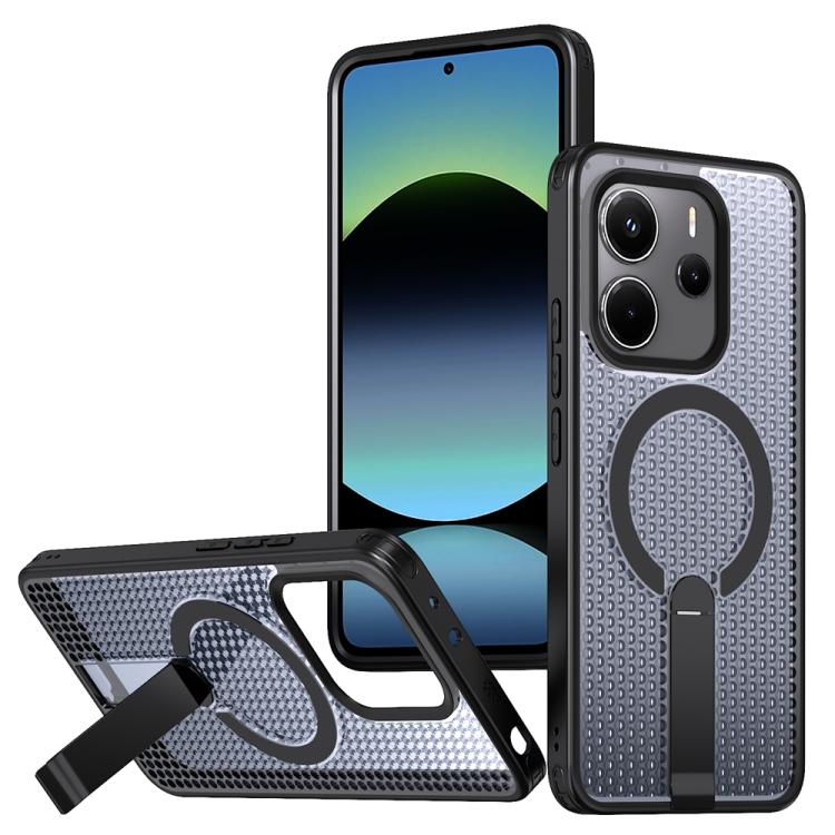 Honeycomb Cooling MagSafe Holder Phone Case, For Redmi A7 Pro 4G / 5G 171mm / Poco C85x, For Redmi Note 15 Pro+ 5G 163.3mm, For Redmi Note 15 4G / 5G Global 164mm, For Redmi K90 Pro Max / Poco F8 Ultra, For Redmi K90 / Poco F8 Pro 5G                   ...