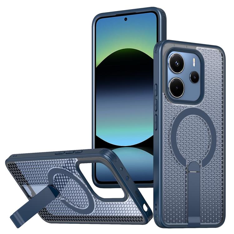 Honeycomb Cooling MagSafe Holder Phone Case, For Redmi A7 Pro 4G / 5G 171mm / Poco C85x, For Redmi Note 15 Pro+ 5G 163.3mm, For Redmi Note 15 4G / 5G Global 164mm, For Redmi K90 Pro Max / Poco F8 Ultra, For Redmi K90 / Poco F8 Pro 5G                   ...
