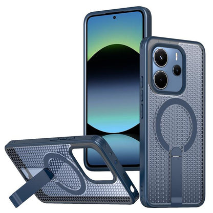 Honeycomb Cooling MagSafe Holder Phone Case, For Redmi A7 Pro 4G / 5G 171mm / Poco C85x, For Redmi Note 15 Pro+ 5G 163.3mm, For Redmi Note 15 4G / 5G Global 164mm, For Redmi K90 Pro Max / Poco F8 Ultra, For Redmi K90 / Poco F8 Pro 5G                   ...