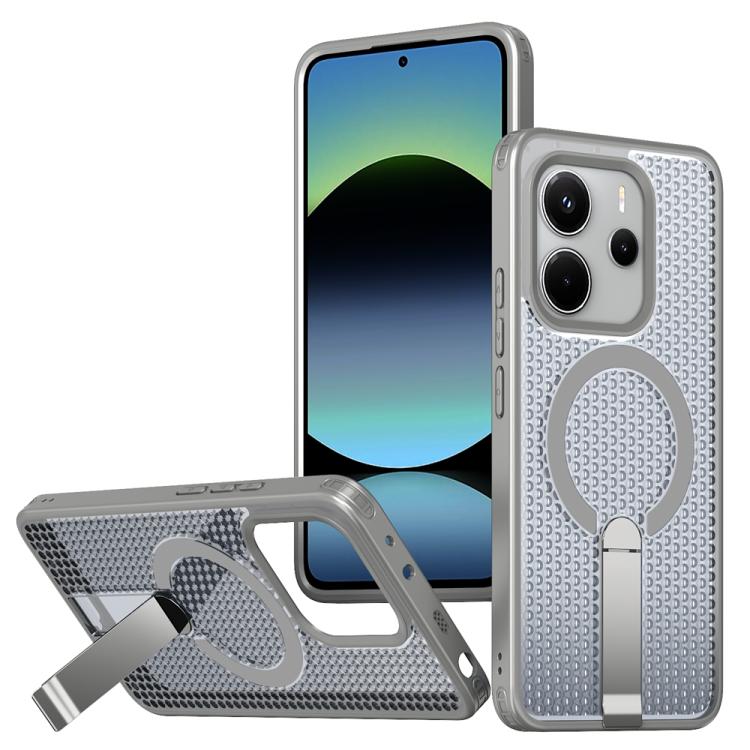 Honeycomb Cooling MagSafe Holder Phone Case, For Redmi A7 Pro 4G / 5G 171mm / Poco C85x, For Redmi Note 15 Pro+ 5G 163.3mm, For Redmi Note 15 4G / 5G Global 164mm, For Redmi K90 Pro Max / Poco F8 Ultra, For Redmi K90 / Poco F8 Pro 5G                   ...