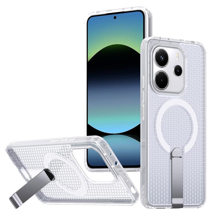 Honeycomb Cooling MagSafe Holder Phone Case, For Redmi A7 Pro 4G / 5G 171mm / Poco C85x, For Redmi Note 15 Pro+ 5G 163.3mm, For Redmi Note 15 4G / 5G Global 164mm, For Redmi K90 Pro Max / Poco F8 Ultra, For Redmi K90 / Poco F8 Pro 5G                   ...