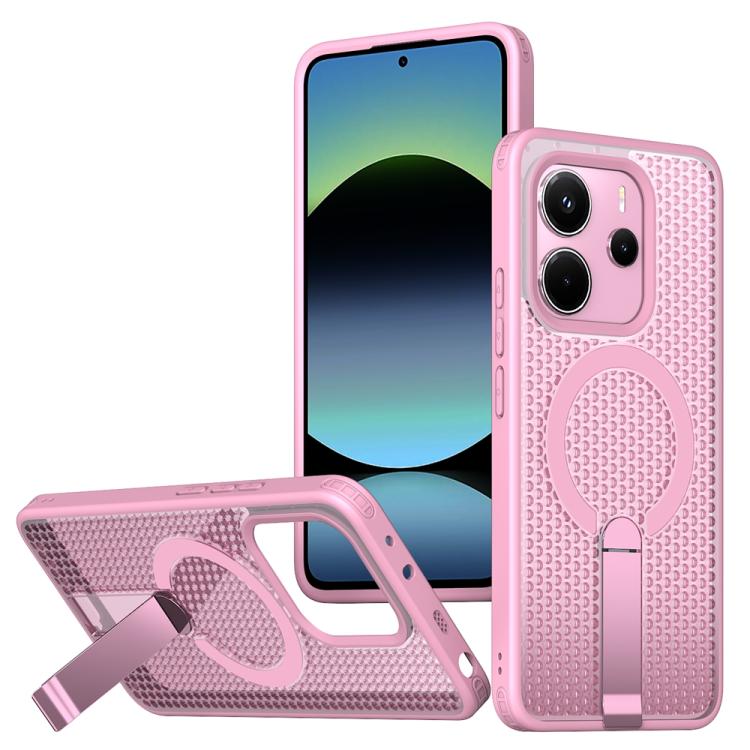Honeycomb Cooling MagSafe Holder Phone Case, For Redmi A7 Pro 4G / 5G 171mm / Poco C85x, For Redmi Note 15 Pro+ 5G 163.3mm, For Redmi Note 15 4G / 5G Global 164mm, For Redmi K90 Pro Max / Poco F8 Ultra, For Redmi K90 / Poco F8 Pro 5G                   ...