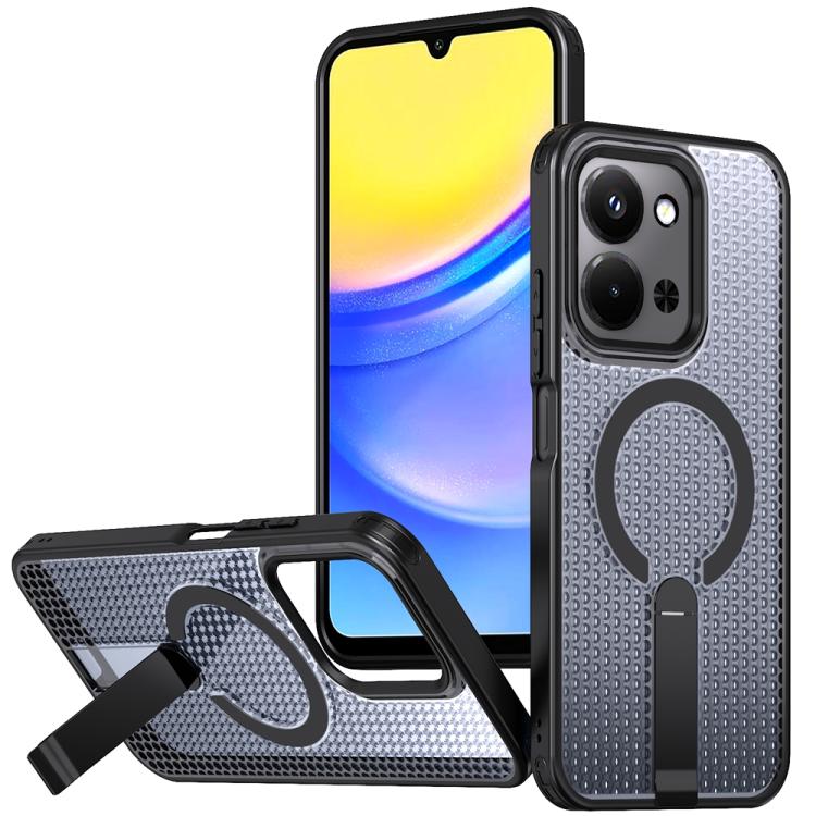 Honeycomb Cooling MagSafe Holder Phone Case, For Redmi A7 Pro 4G / 5G 171mm / Poco C85x, For Redmi Note 15 Pro+ 5G 163.3mm, For Redmi Note 15 4G / 5G Global 164mm, For Redmi K90 Pro Max / Poco F8 Ultra, For Redmi K90 / Poco F8 Pro 5G                   ...