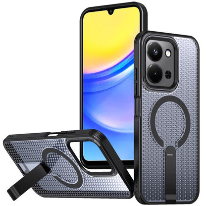 Honeycomb Cooling MagSafe Holder Phone Case, For Redmi A7 Pro 4G / 5G 171mm / Poco C85x, For Redmi Note 15 Pro+ 5G 163.3mm, For Redmi Note 15 4G / 5G Global 164mm, For Redmi K90 Pro Max / Poco F8 Ultra, For Redmi K90 / Poco F8 Pro 5G                   ...