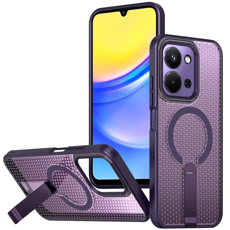 Honeycomb Cooling MagSafe Holder Phone Case, For Redmi A7 Pro 4G / 5G 171mm / Poco C85x, For Redmi Note 15 Pro+ 5G 163.3mm, For Redmi Note 15 4G / 5G Global 164mm, For Redmi K90 Pro Max / Poco F8 Ultra, For Redmi K90 / Poco F8 Pro 5G                   ...