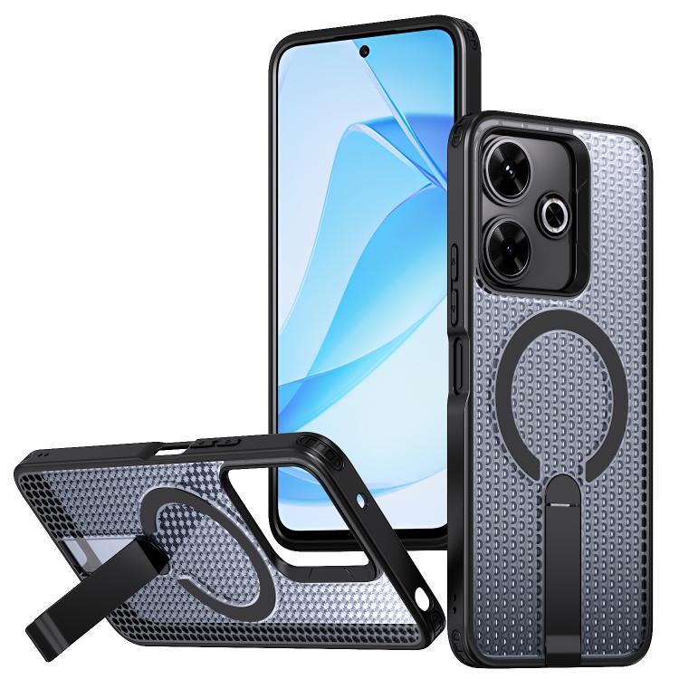Honeycomb Cooling MagSafe Holder Phone Case, For Redmi A7 Pro 4G / 5G 171mm / Poco C85x, For Redmi Note 15 Pro+ 5G 163.3mm, For Redmi Note 15 4G / 5G Global 164mm, For Redmi K90 Pro Max / Poco F8 Ultra, For Redmi K90 / Poco F8 Pro 5G                   ...