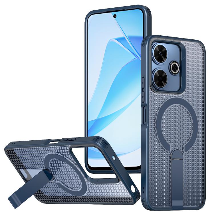 Honeycomb Cooling MagSafe Holder Phone Case, For Redmi A7 Pro 4G / 5G 171mm / Poco C85x, For Redmi Note 15 Pro+ 5G 163.3mm, For Redmi Note 15 4G / 5G Global 164mm, For Redmi K90 Pro Max / Poco F8 Ultra, For Redmi K90 / Poco F8 Pro 5G                   ...