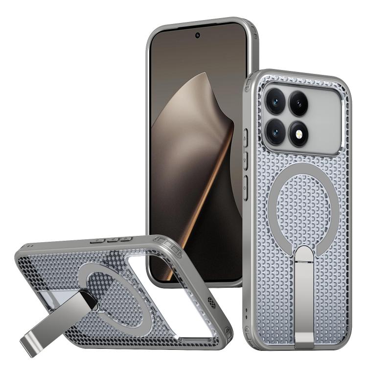 Honeycomb Cooling MagSafe Holder Phone Case, For Redmi A7 Pro 4G / 5G 171mm / Poco C85x, For Redmi Note 15 Pro+ 5G 163.3mm, For Redmi Note 15 4G / 5G Global 164mm, For Redmi K90 Pro Max / Poco F8 Ultra, For Redmi K90 / Poco F8 Pro 5G                   ...