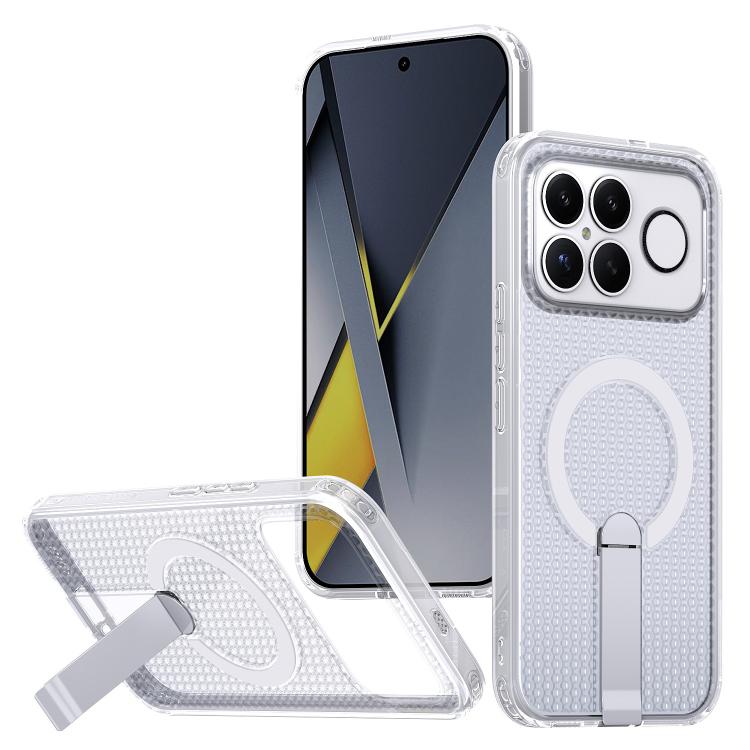 Honeycomb Cooling MagSafe Holder Phone Case, For Redmi A7 Pro 4G / 5G 171mm / Poco C85x, For Redmi Note 15 Pro+ 5G 163.3mm, For Redmi Note 15 4G / 5G Global 164mm, For Redmi K90 Pro Max / Poco F8 Ultra, For Redmi K90 / Poco F8 Pro 5G                   ...