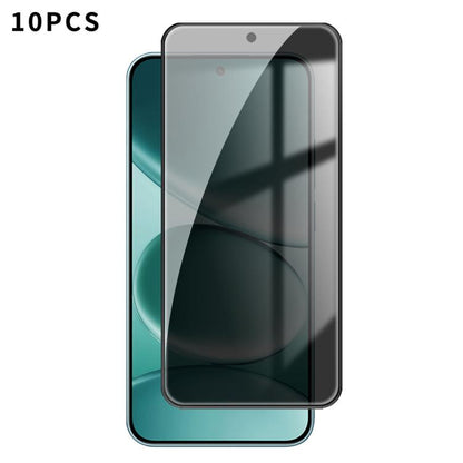 10pcs Kalebol High-Aluminum Screen-Printed Full-Coverage Black-Border Privacy Tempered Glass Film, For Redmi Note 17 4G Global 169.7mm, For Redmi Note 17 5G Global 169.7mm, For Redmi Note 17 Pro Max 5G Global 163.4mm                                    ...