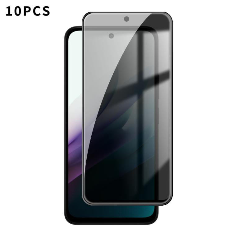 10pcs Kalebol High-Aluminum Screen-Printed Full-Coverage Black-Border Privacy Tempered Glass Film, For Redmi Note 17 4G Global 169.7mm, For Redmi Note 17 5G Global 169.7mm, For Redmi Note 17 Pro Max 5G Global 163.4mm                                    ...