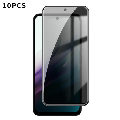 10pcs Kalebol High-Aluminum Screen-Printed Full-Coverage Black-Border Privacy Tempered Glass Film, For Redmi Note 17 4G Global 169.7mm, For Redmi Note 17 5G Global 169.7mm, For Redmi Note 17 Pro Max 5G Global 163.4mm                                    ...