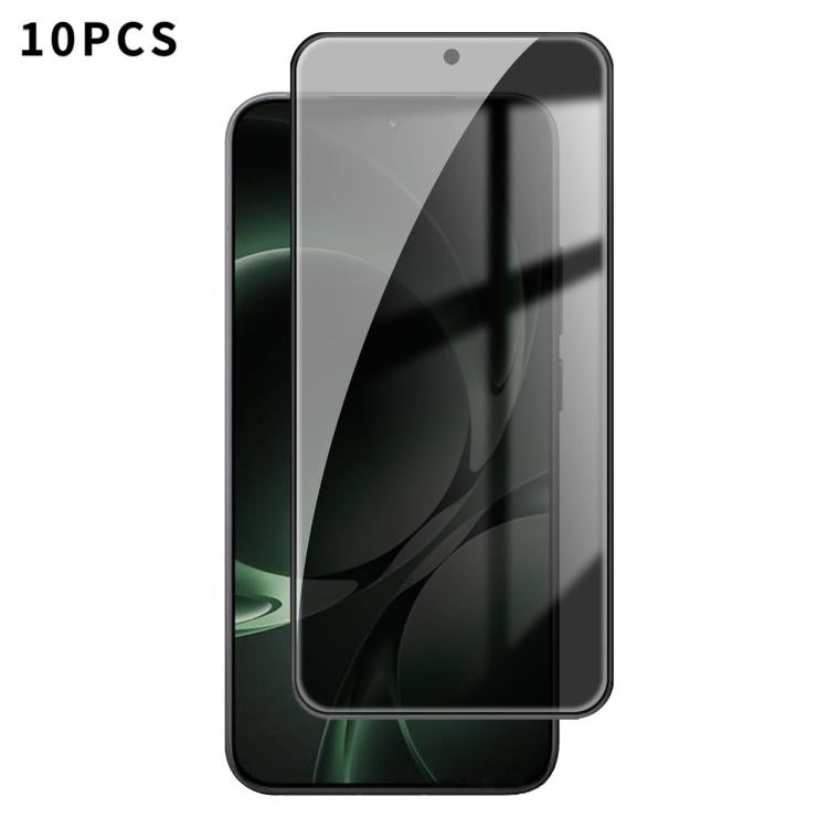10pcs Kalebol High-Aluminum Screen-Printed Full-Coverage Black-Border Privacy Tempered Glass Film, For Redmi Note 17 4G Global 169.7mm, For Redmi Note 17 5G Global 169.7mm, For Redmi Note 17 Pro Max 5G Global 163.4mm                                    ...