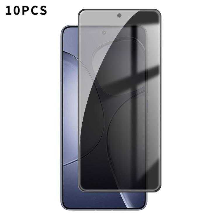10pcs Kalebol High-Aluminum Screen-Printed Full-Coverage Black-Border Privacy Tempered Glass Film, For Redmi Note 17 4G Global 169.7mm, For Redmi Note 17 5G Global 169.7mm, For Redmi Note 17 Pro Max 5G Global 163.4mm                                    ...