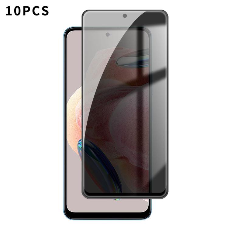 10pcs Kalebol High-Aluminum Screen-Printed Full-Coverage Black-Border Privacy Tempered Glass Film, For Redmi Note 17 4G Global 169.7mm, For Redmi Note 17 5G Global 169.7mm, For Redmi Note 17 Pro Max 5G Global 163.4mm                                    ...