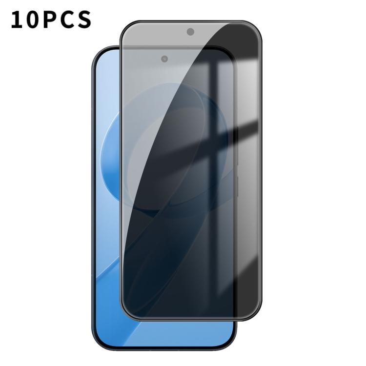 10pcs Kalebol High-Aluminum Screen-Printed Full-Coverage Black-Border Privacy Tempered Glass Film, For Redmi Note 17 4G Global 169.7mm, For Redmi Note 17 5G Global 169.7mm, For Redmi Note 17 Pro Max 5G Global 163.4mm                                    ...