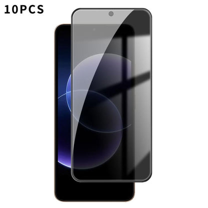 10pcs Kalebol High-Aluminum Screen-Printed Full-Coverage Black-Border Privacy Tempered Glass Film, For Redmi Note 17 4G Global 169.7mm, For Redmi Note 17 5G Global 169.7mm, For Redmi Note 17 Pro Max 5G Global 163.4mm                                    ...