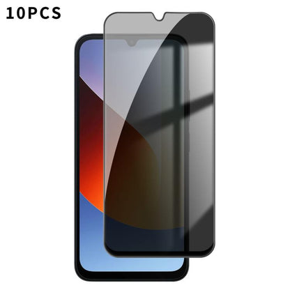 10pcs Kalebol High-Aluminum Screen-Printed Full-Coverage Black-Border Privacy Tempered Glass Film, For Redmi Note 17 4G Global 169.7mm, For Redmi Note 17 5G Global 169.7mm, For Redmi Note 17 Pro Max 5G Global 163.4mm                                    ...