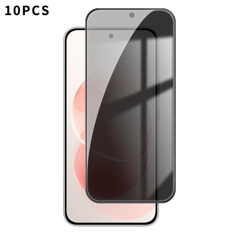10pcs Kalebol High-Aluminum Screen-Printed Full-Coverage Black-Border Privacy Tempered Glass Film, For Redmi Note 17 4G Global 169.7mm, For Redmi Note 17 5G Global 169.7mm, For Redmi Note 17 Pro Max 5G Global 163.4mm                                    ...