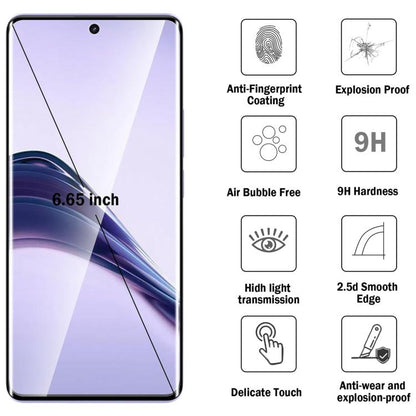 10pcs Kalebol High-Aluminum Screen-Printed Full-Coverage Anti-Fingerprint Black-Bordered HD Tempered Glass Film, For Realme P4R 5G, For Realme C100 5G, For Realme C100 4G, For Realme Narzo 100 Lite 5G, For Realme Neo8 5G, For Realme 16 5G              ...