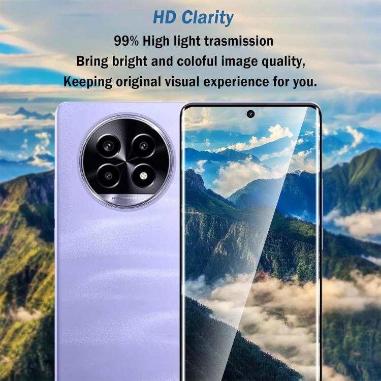 10pcs Kalebol High-Aluminum Screen-Printed Full-Coverage Anti-Fingerprint Black-Bordered HD Tempered Glass Film, For Realme P4R 5G, For Realme C100 5G, For Realme C100 4G, For Realme Narzo 100 Lite 5G, For Realme Neo8 5G, For Realme 16 5G              ...