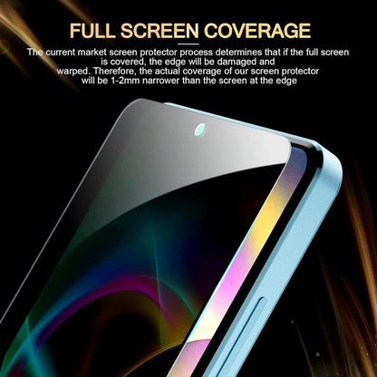 10pcs Kalebol High-Aluminum Screen-Printed Full-Coverage Black-Border Privacy Tempered Glass Film, For Realme P4R 5G, For Realme C100 5G, For Realme C100 4G, For Realme Narzo 100 Lite 5G, For Realme Neo8 5G, For Realme 16 5G, For Realme 16 Pro 5G      ...