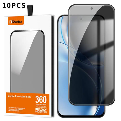 Kalebol High-Aluminum Screen-Printed Full-Coverage Black-Border Privacy Tempered Glass Film, For Realme P4R 5G, For Realme C100 5G, For Realme C100 4G, For Realme Narzo 100 Lite 5G, For Realme Neo8 5G, For Realme 16 5G, For Realme 16 Pro 5G            ...