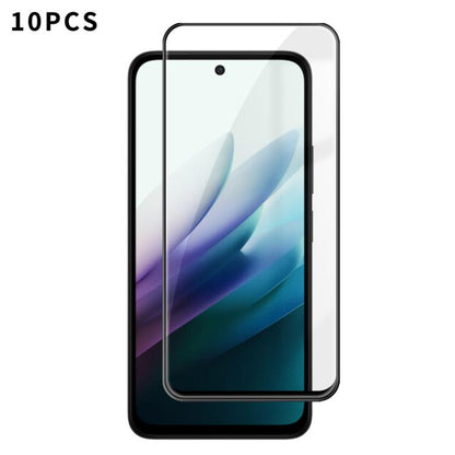10pcs Kalebol High-Aluminum Screen-Printed Full-Coverage Anti-Fingerprint Black-Bordered HD Tempered Glass Film, For Redmi Note 17 5G Global 169.7mm, For Redmi Note 17 4G Global 169.7mm, For Redmi Note 17 Pro Max 5G Global 163.4mm                      ...