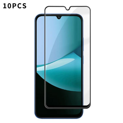 10pcs Kalebol High-Aluminum Screen-Printed Full-Coverage Anti-Fingerprint Black-Bordered HD Tempered Glass Film, For Redmi Note 17 5G Global 169.7mm, For Redmi Note 17 4G Global 169.7mm, For Redmi Note 17 Pro Max 5G Global 163.4mm                      ...