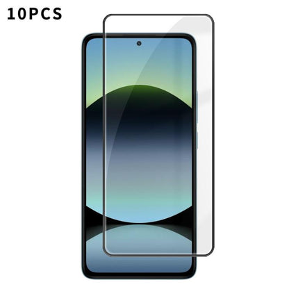 10pcs Kalebol High-Aluminum Screen-Printed Full-Coverage Anti-Fingerprint Black-Bordered HD Tempered Glass Film, For Redmi Note 17 5G Global 169.7mm, For Redmi Note 17 4G Global 169.7mm, For Redmi Note 17 Pro Max 5G Global 163.4mm                      ...