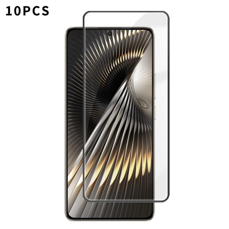 10pcs Kalebol High-Aluminum Screen-Printed Full-Coverage Anti-Fingerprint Black-Bordered HD Tempered Glass Film, For Redmi Note 17 5G Global 169.7mm, For Redmi Note 17 4G Global 169.7mm, For Redmi Note 17 Pro Max 5G Global 163.4mm                      ...