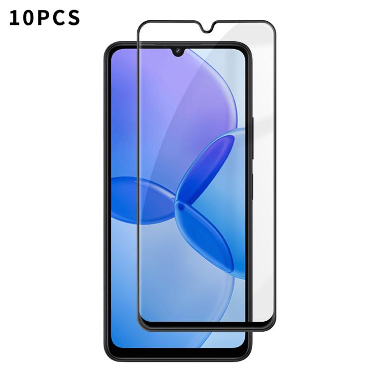 10pcs Kalebol High-Aluminum Screen-Printed Full-Coverage Anti-Fingerprint Black-Bordered HD Tempered Glass Film, For Redmi Note 17 5G Global 169.7mm, For Redmi Note 17 4G Global 169.7mm, For Redmi Note 17 Pro Max 5G Global 163.4mm                      ...