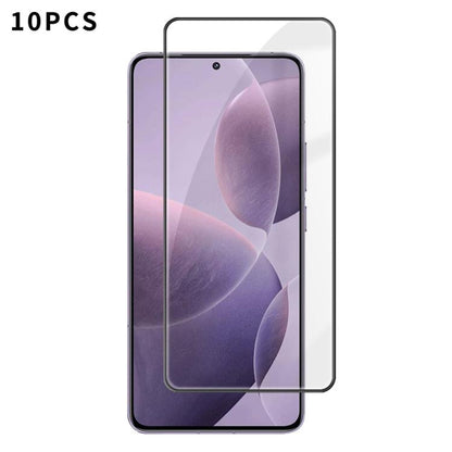 10pcs Kalebol High-Aluminum Screen-Printed Full-Coverage Anti-Fingerprint Black-Bordered HD Tempered Glass Film, For Redmi Note 17 5G Global 169.7mm, For Redmi Note 17 4G Global 169.7mm, For Redmi Note 17 Pro Max 5G Global 163.4mm                      ...
