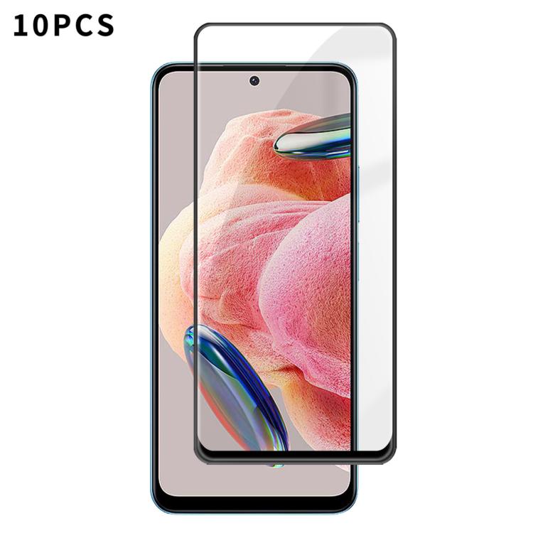 10pcs Kalebol High-Aluminum Screen-Printed Full-Coverage Anti-Fingerprint Black-Bordered HD Tempered Glass Film, For Redmi Note 17 5G Global 169.7mm, For Redmi Note 17 4G Global 169.7mm, For Redmi Note 17 Pro Max 5G Global 163.4mm                      ...