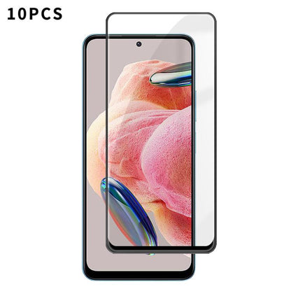 10pcs Kalebol High-Aluminum Screen-Printed Full-Coverage Anti-Fingerprint Black-Bordered HD Tempered Glass Film, For Redmi Note 17 5G Global 169.7mm, For Redmi Note 17 4G Global 169.7mm, For Redmi Note 17 Pro Max 5G Global 163.4mm                      ...