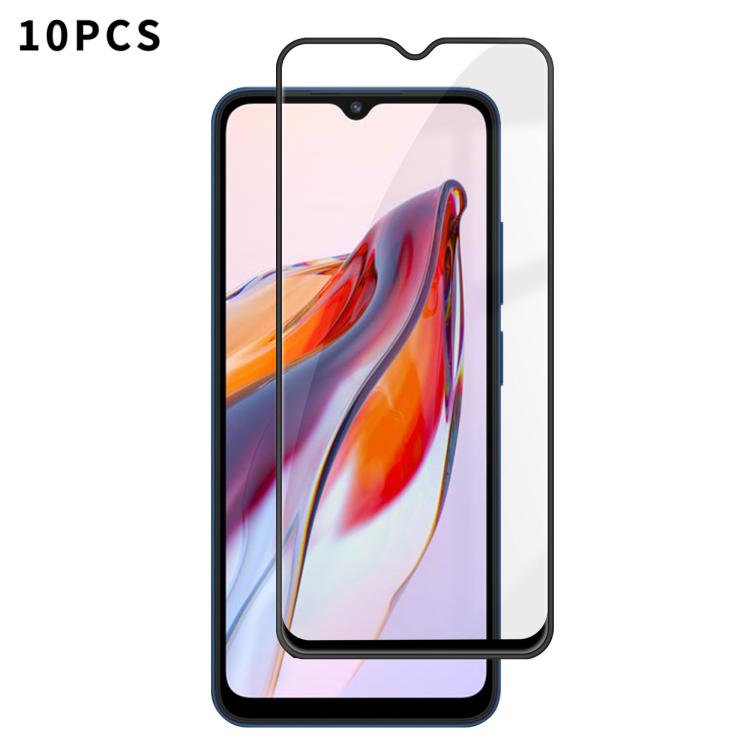 10pcs Kalebol High-Aluminum Screen-Printed Full-Coverage Anti-Fingerprint Black-Bordered HD Tempered Glass Film, For Redmi Note 17 5G Global 169.7mm, For Redmi Note 17 4G Global 169.7mm, For Redmi Note 17 Pro Max 5G Global 163.4mm                      ...
